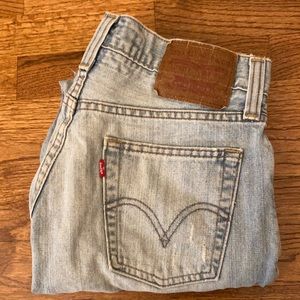 Mens Levi’s 527 Low Boot Cut jeans 29 x 30